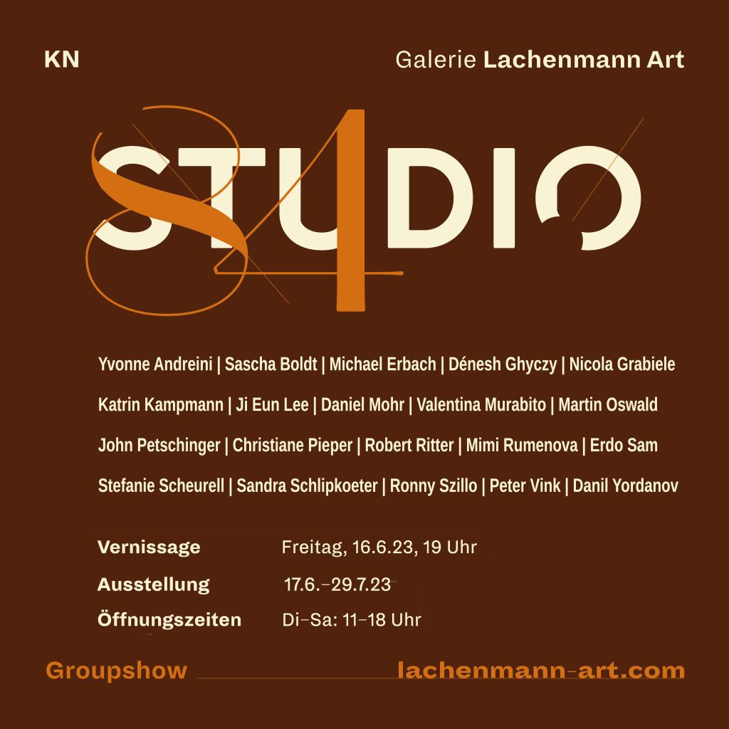 Sascha Boldt - Studio 84, Galerie Lachenmann, Konstanz