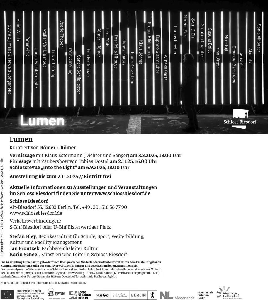 Sascha Boldt - Lumen-Light Schloss Biesdorf