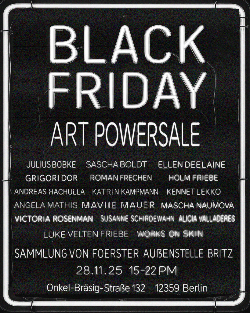 Sascha Boldt - Black Friday Art Powersale